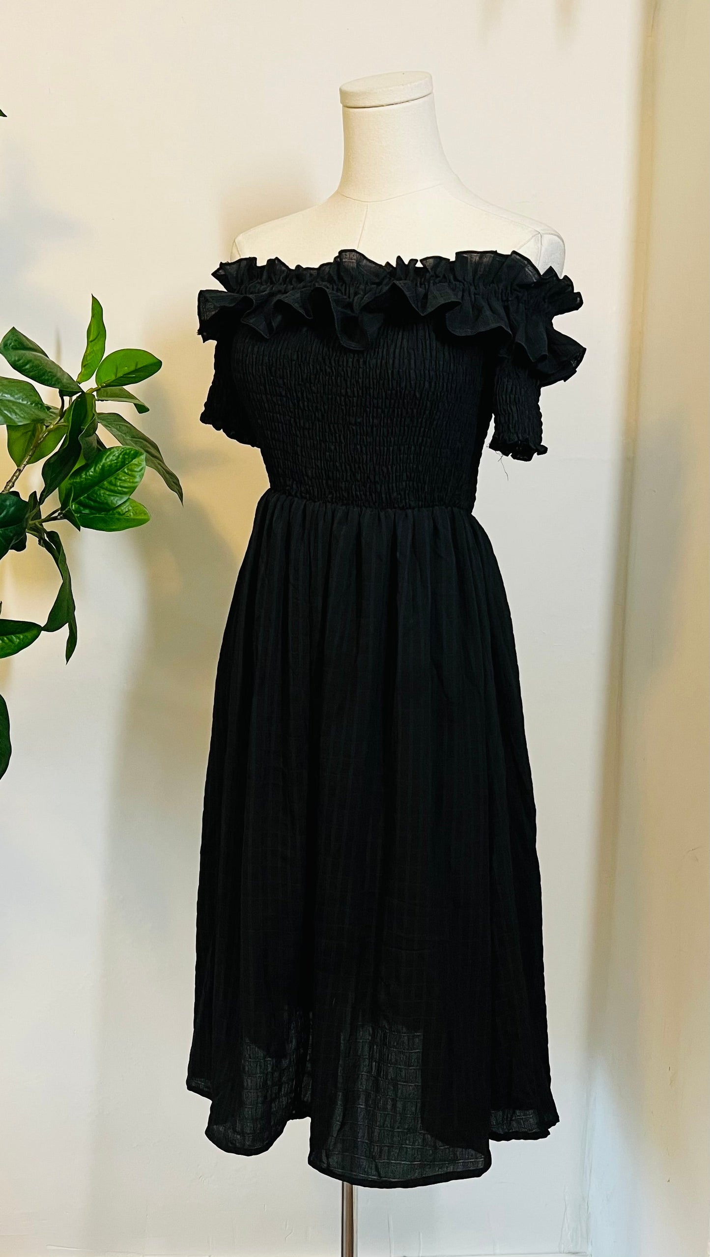 Hilda - Dark Plaid Cottage Dress - PRE-ORDER