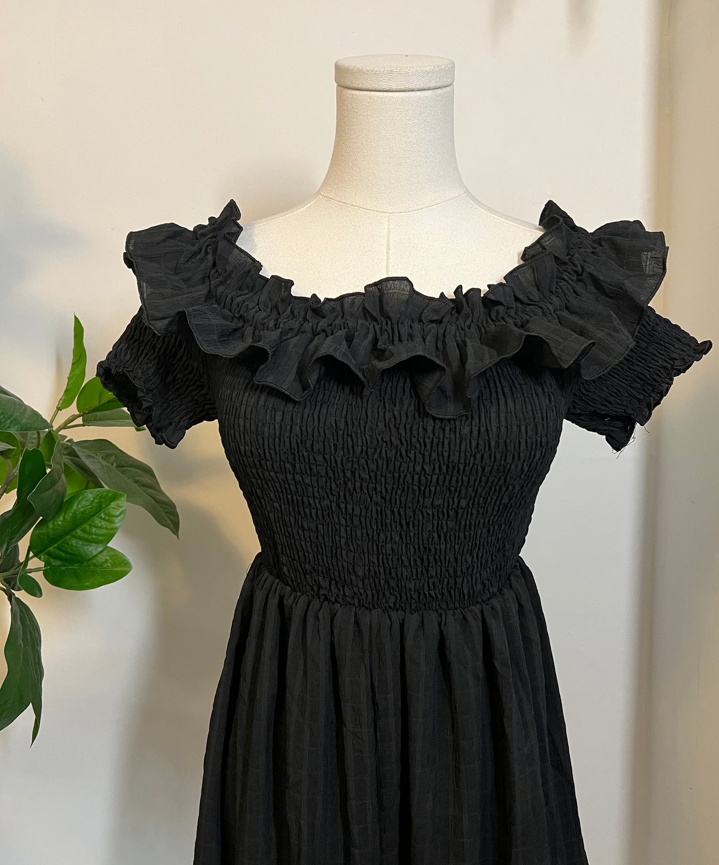 Hilda - Dark Plaid Cottage Dress - PRE-ORDER