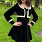 Sabrina - Luscious 60s style Velvet mini dress - READY TO SHIP