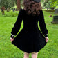 Sabrina - Luscious 60s style Velvet mini dress - READY TO SHIP