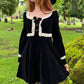 Sabrina - Luscious 60s style Velvet mini dress - READY TO SHIP