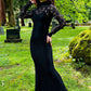 Persephone - Deadly Sheer Floral Lace Maxi dress - PRE-ORDER