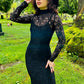 Persephone - Deadly Sheer Floral Lace Maxi dress - PRE-ORDER