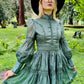 Morgana - Romantic Victorian Inspired Party Dress - SAGE - PRE-ORDER
