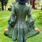 Morgana - Romantic Victorian Inspired Party Dress - SAGE - PRE-ORDER