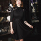 Shelley - Faux Tie Fit and Flare Dress