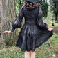 Morgana - Romantic Victorian Inspired Party Dress - BLACK - PRE-ORDER