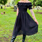 Hilda - Dark Plaid Cottage Dress - PRE-ORDER