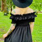 Hilda - Dark Plaid Cottage Dress - PRE-ORDER