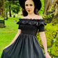 Hilda - Dark Plaid Cottage Dress - PRE-ORDER