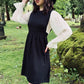 Rue - Dark Academia Sweater Dress - READY TO SHIP