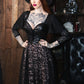 Tempest - Illusion Lace Dress with Vegan Leather Faux Corset