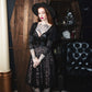 Tempest - Illusion Lace Dress with Vegan Leather Faux Corset