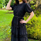 Annabel - Romantic Cottage Goth Tiered Dress - PRE-ORDER
