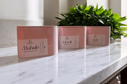 8oz Pink Tin Candles - 3 scents