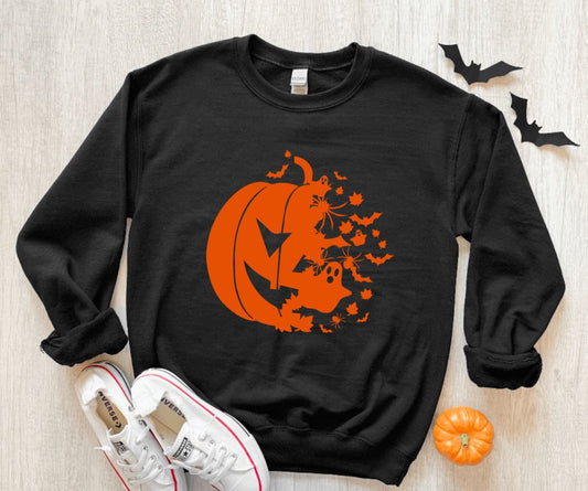 Halloween Pumpkin Pullover