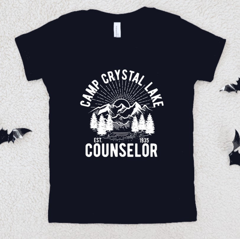 Camp Crystal Lake Counselor - Available in T-Shirt, Pullover, Hoodie, Tank or Long Sleeve
