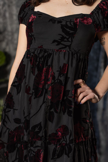 Reagan - Romantic Floral Babydoll Dress - Pre-Order
