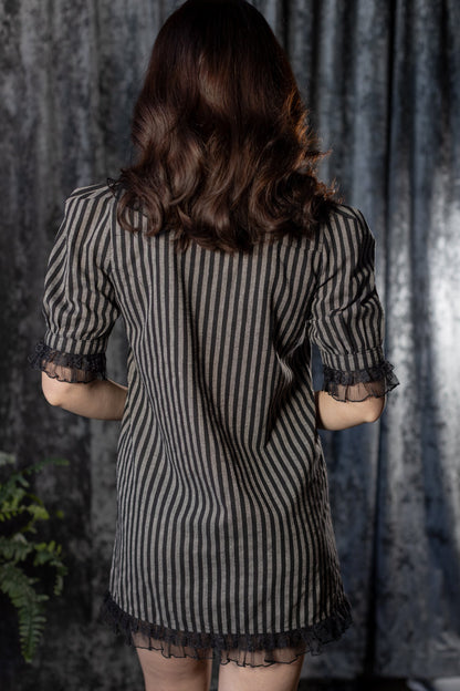 Circe - Striped Mini Dress  - Pre-Order