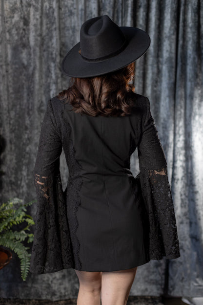 Evangeline - Gothic Blazer Mini Dress  - Pre-Order