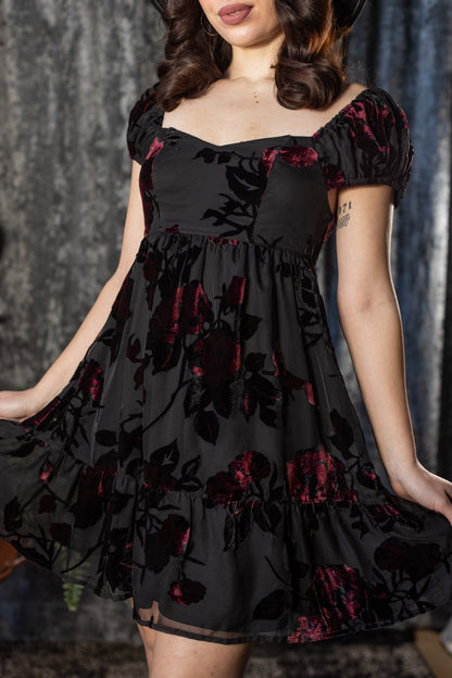 Reagan - Romantic Floral Babydoll Dress - Pre-Order