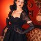 Octavia's Web - Flocked Spider Web Party Dress - READY TO SHIP