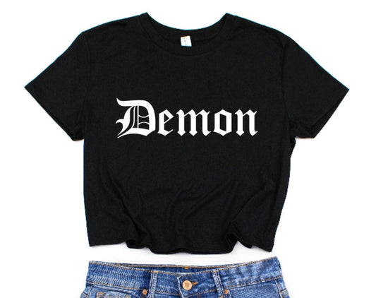 Demon  Cropped T-Shirt