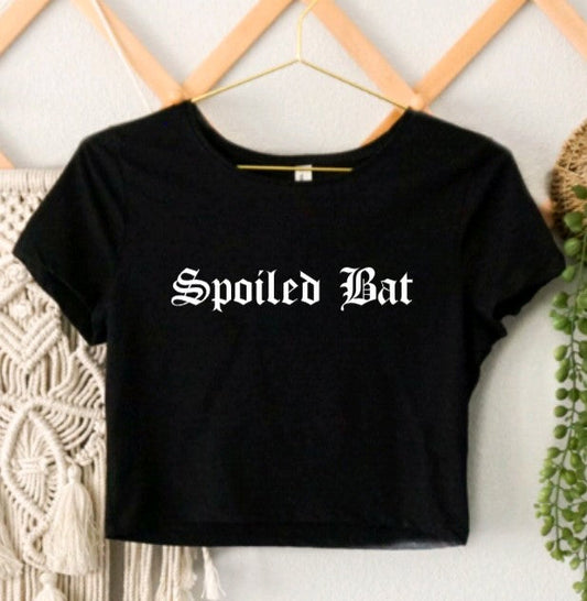 Spoiled Bat Cropped T-Shirt