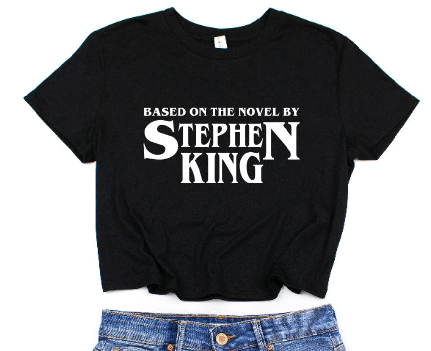 Based on the novel by stephen king Cropped T-Shirt