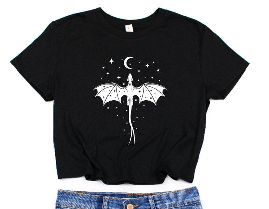 Dragon Cropped T-Shirt
