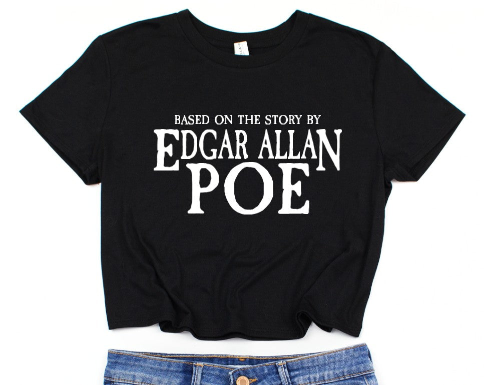 Cropped T-Shirt - Based on the story by Edgar Allan Poe
