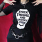 Thick Thighs & Spooky Vibes T-Shirt