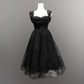 Octavia's Web - Flocked Spider Web Party Dress - READY TO SHIP