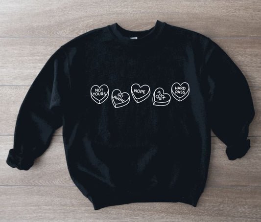 Conversation Hearts Pullover