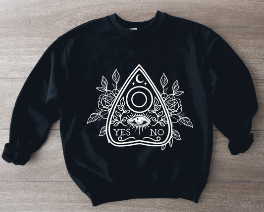 Yes No Planchette Pullover