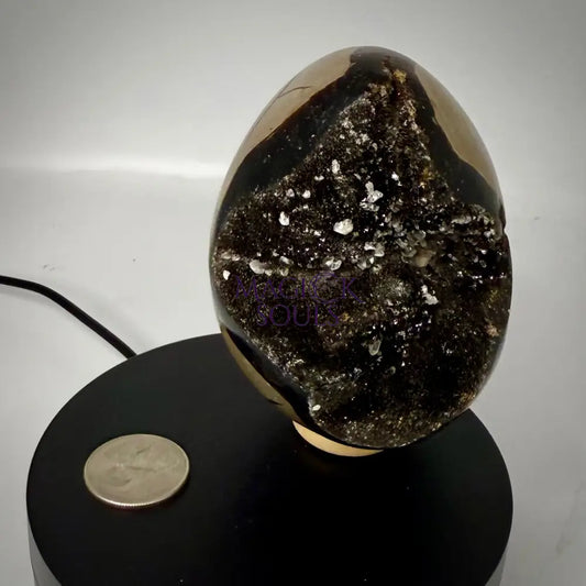 Septarian Druzy Dragon Egg UV Reactive