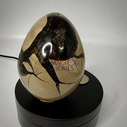 Septarian Druzy Dragon Egg UV Reactive