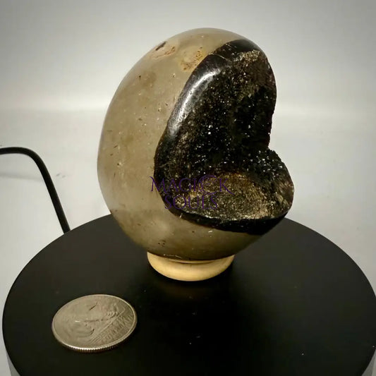Septarian Druzy Dragon Egg UV Reactive