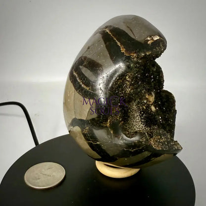 Septarian Druzy Dragon Egg UV Reactive