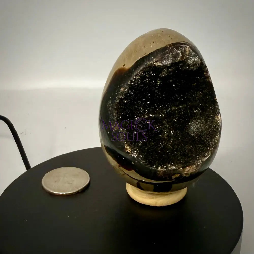 Septarian Druzy Dragon Egg UV Reactive