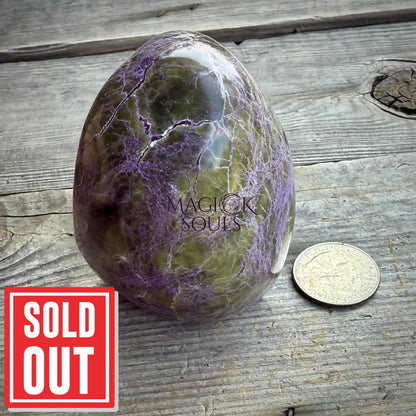 Stichtite with Serpentine Atlantisite Freeform – Barberton, South Africa