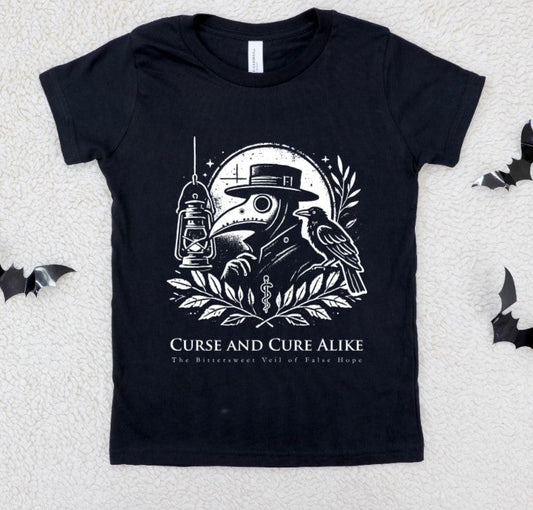 Plague Doc, Curse and Cure Alike - Available in T-Shirt, Pullover, Hoodie, Tank or Long Sleeve