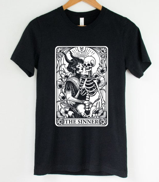 The Sinner Tarot  - Available in T-Shirt, Pullover, Hoodie, Tank or Long Sleeve