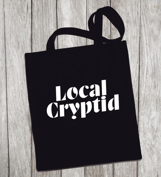 Reusable Grocery Bag/Tote Bag - "local cryptid"