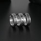 The Stars And The Moon Titanium Rotation Ring