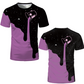 3D Pour Paint Art T-Shirt