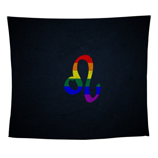 Zodiac Rainbow Tapestry Wall Hanging