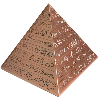 Egyptian Heiroglyph Pyramid Hidden Ashtray