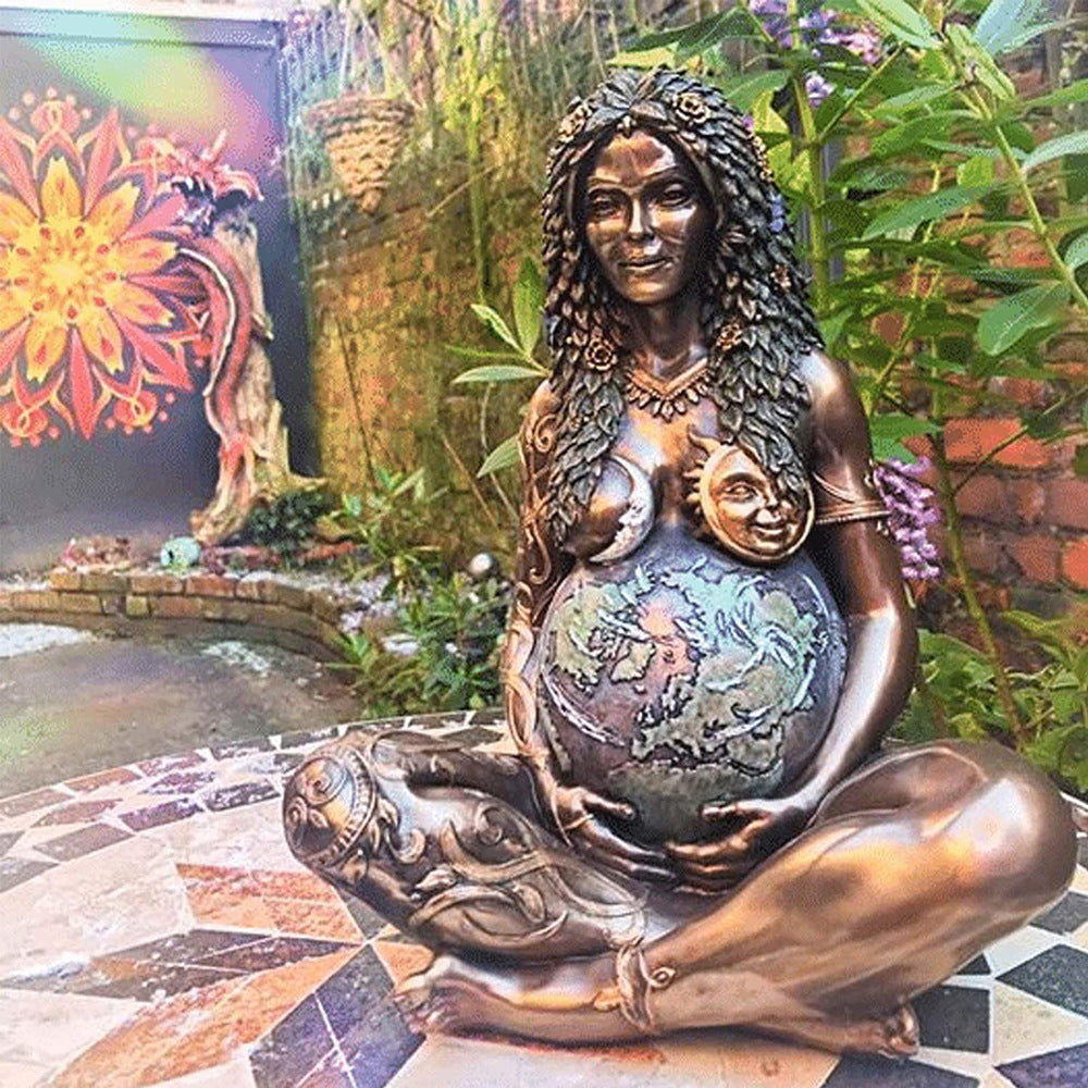 Mother Earth Goddess Garden Sculpture Statue