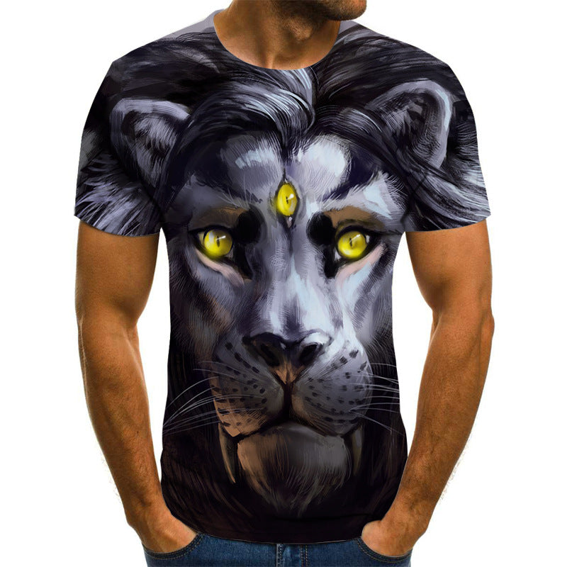 3D Lions (various styles) Printed T-Shirt